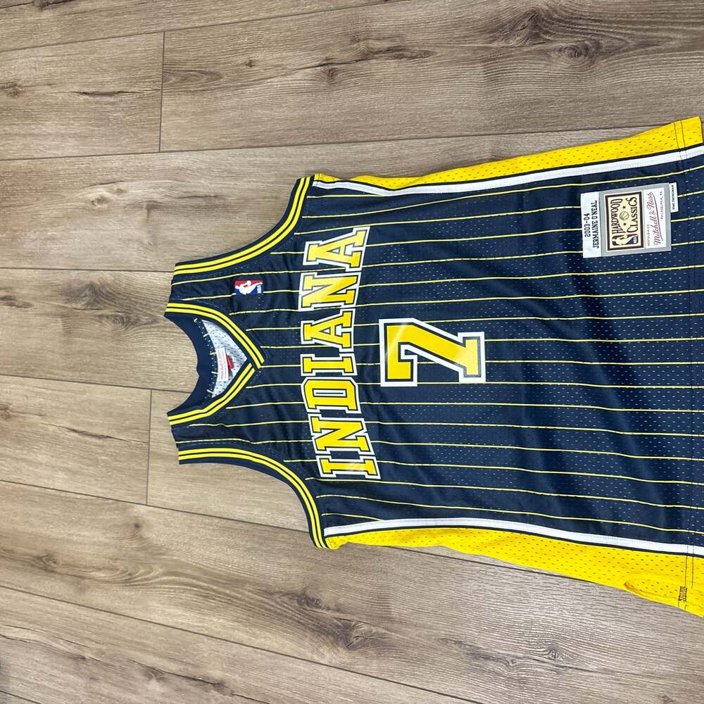 Indiana Pacers Jermaine O'Neal #7 Mitchell & Ness 2003/04 NBA Swingman Jersey M